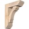 Ekena Millwork Merced Slat Smooth Bracket w/ Offset Brace, Douglas Fir, 5 1/2"W x 16"D x 20"H BKT0604X16X20MRC06SDF - alternate 1